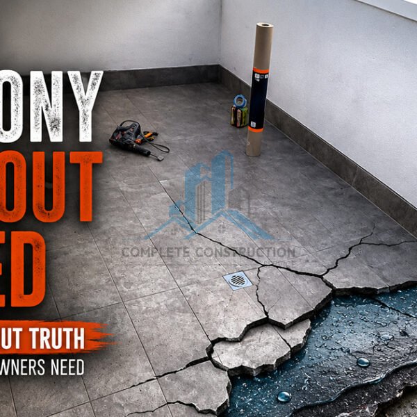 Why Balcony Regrouting Fails: The Epoxy Grout Truth